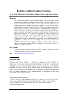 seyoum_yohannes_tesfaye_ERITREA_ETHIOPIA_ARBITRATION;_A_‘CURE’_BASED.docx